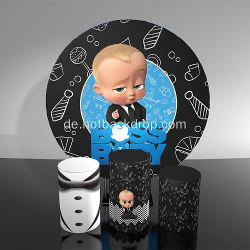 Babyboss Round Backdrop Stand and Cover für Hochzeit